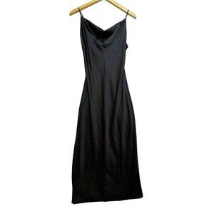 Petal & Pup Womens Sexy Evening Cocktail Midi Dress Sleeveless Summer Sz 4 Black